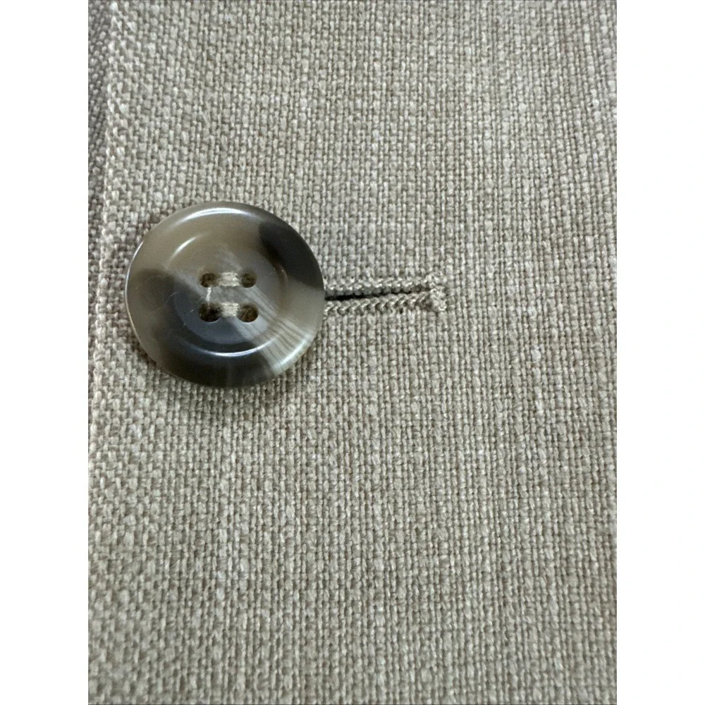 Pronto Moda Super 140's Merino Wool Sand Brown Lana Lux Blazer Sz 48L‎ Jacket